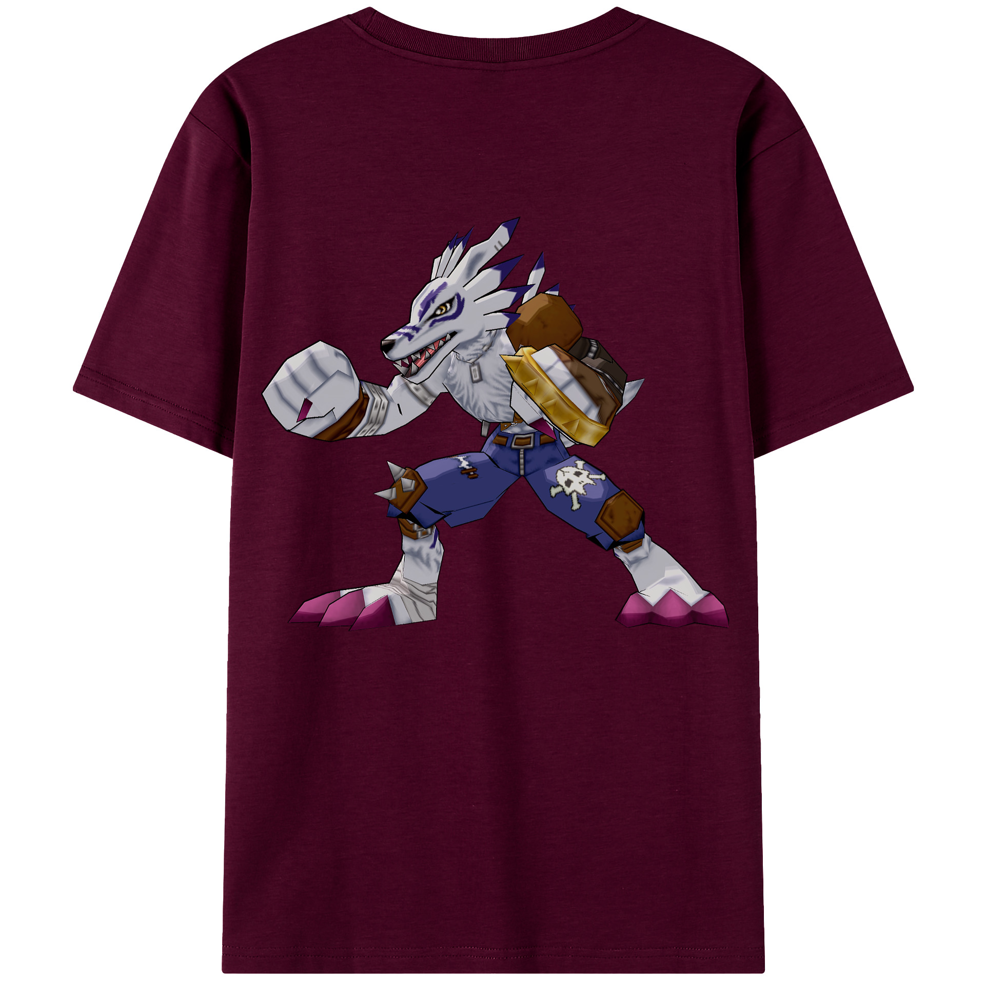 （画像用） Digimon デジタルモンスター/デジモン レディース半袖Tシャツ(バックプリント)